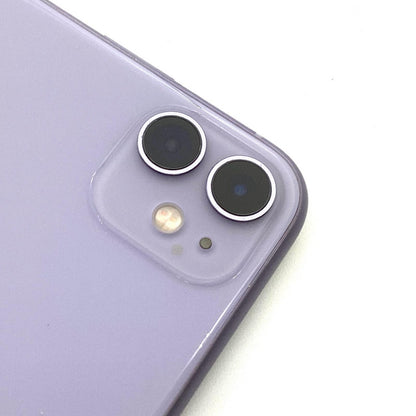【全額返金保証】【最速発送】Apple iPhone iPhone 11 64GB パープル Softbank 白ロム 動作確認済 76%