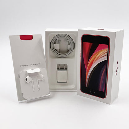 【全額返金保証】【最速発送】Apple iPhone iPhone SE（第2世代） 128GB (PRODUCT)RED au 白ロム 美品 動作確認済 89%