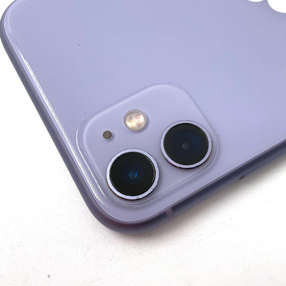 【全額返金保証】【最速発送】Apple iPhone iPhone 11 64GB パープル au 白ロム 動作確認済 78%