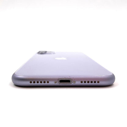 【全額返金保証】【最速発送】Apple iPhone iPhone 11 64GB パープル au 白ロム 動作確認済 78%