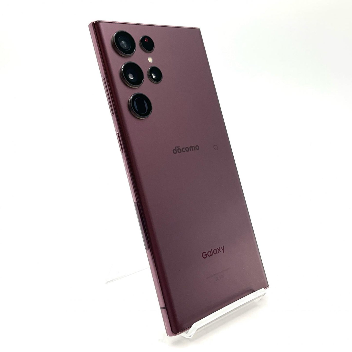 【全額返金保証】【最速発送】SAMSUNG Galaxy S22 Ultra 256GB バーガンディ docomo SC-52C 白ロム 動作確認済