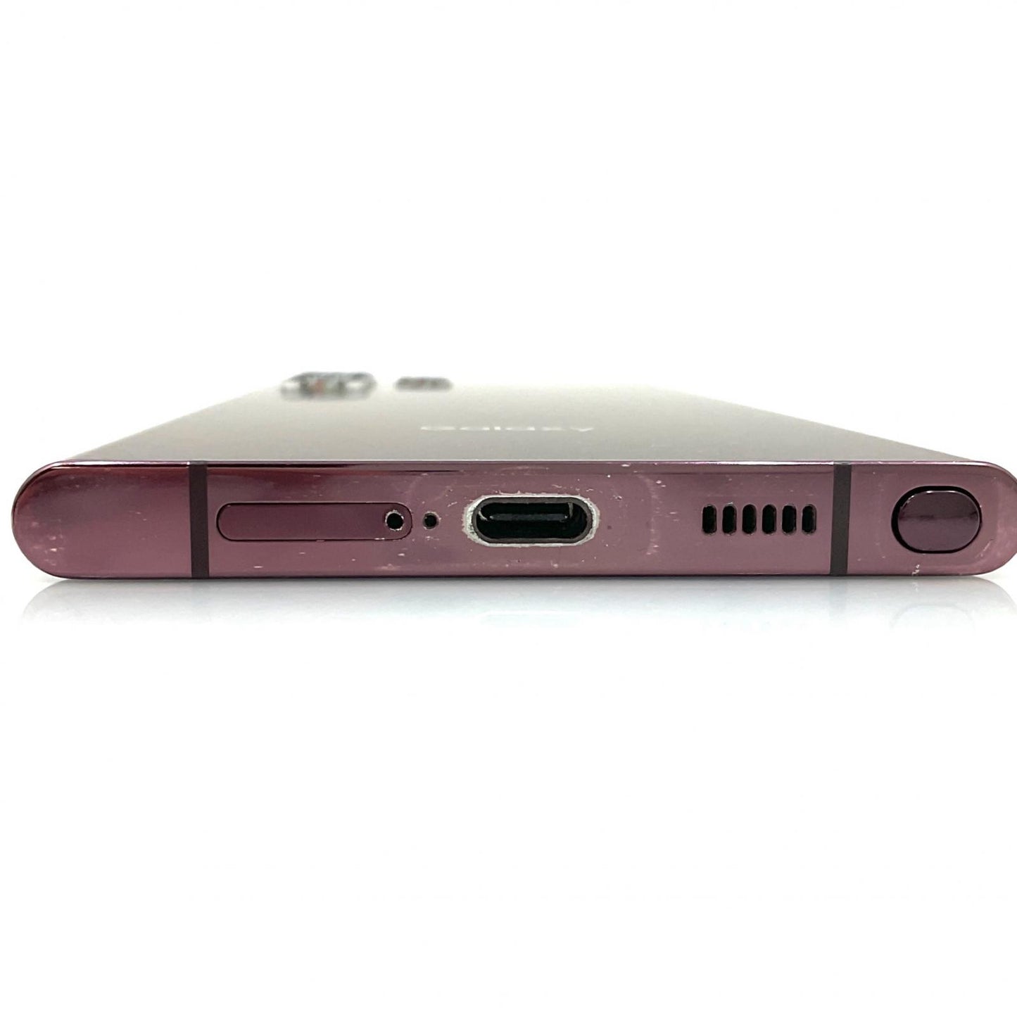 【全額返金保証】【最速発送】SAMSUNG Galaxy S22 Ultra 256GB バーガンディ docomo SC-52C 白ロム 動作確認済