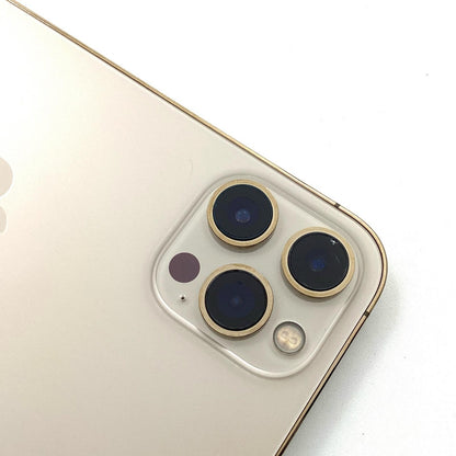 【全額返金保証】【最速発送】Apple iPhone iPhone 12 Pro Max 256GB ゴールド docomo 白ロム 動作確認済 78%