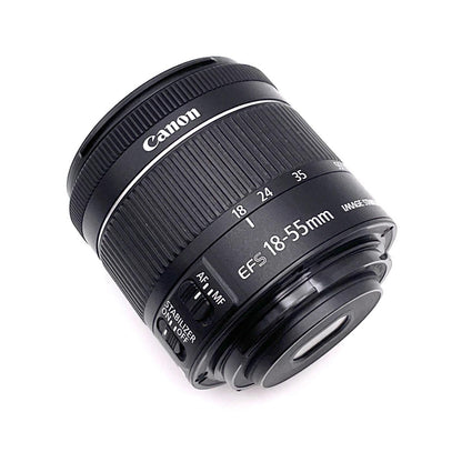 【全額返金保証】【最速発送】Canon EF-S18-55mm F4-5.6 IS STM 美品 動作確認済