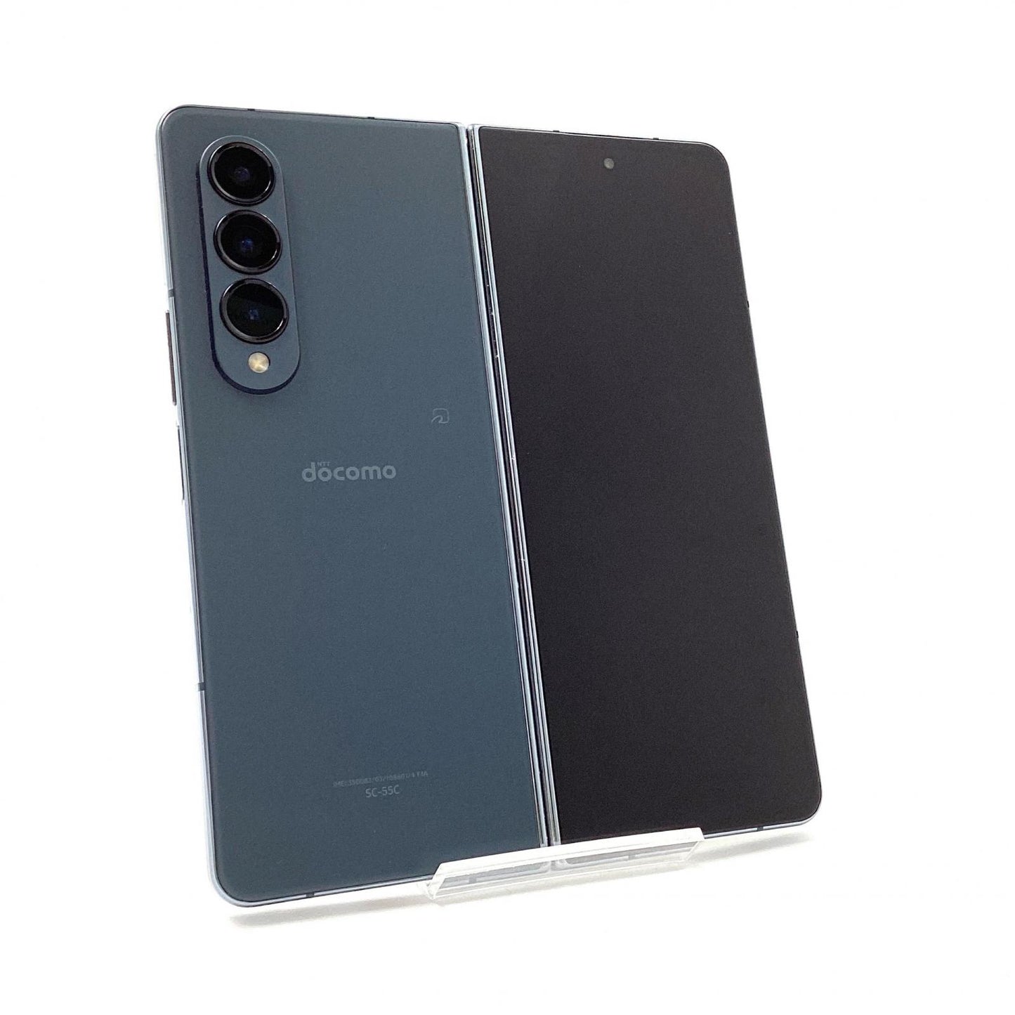【最速発送】SAMSUNG Galaxy Z Fold4 256GB グレイグリーン SIMフリー SC-55C【難有】