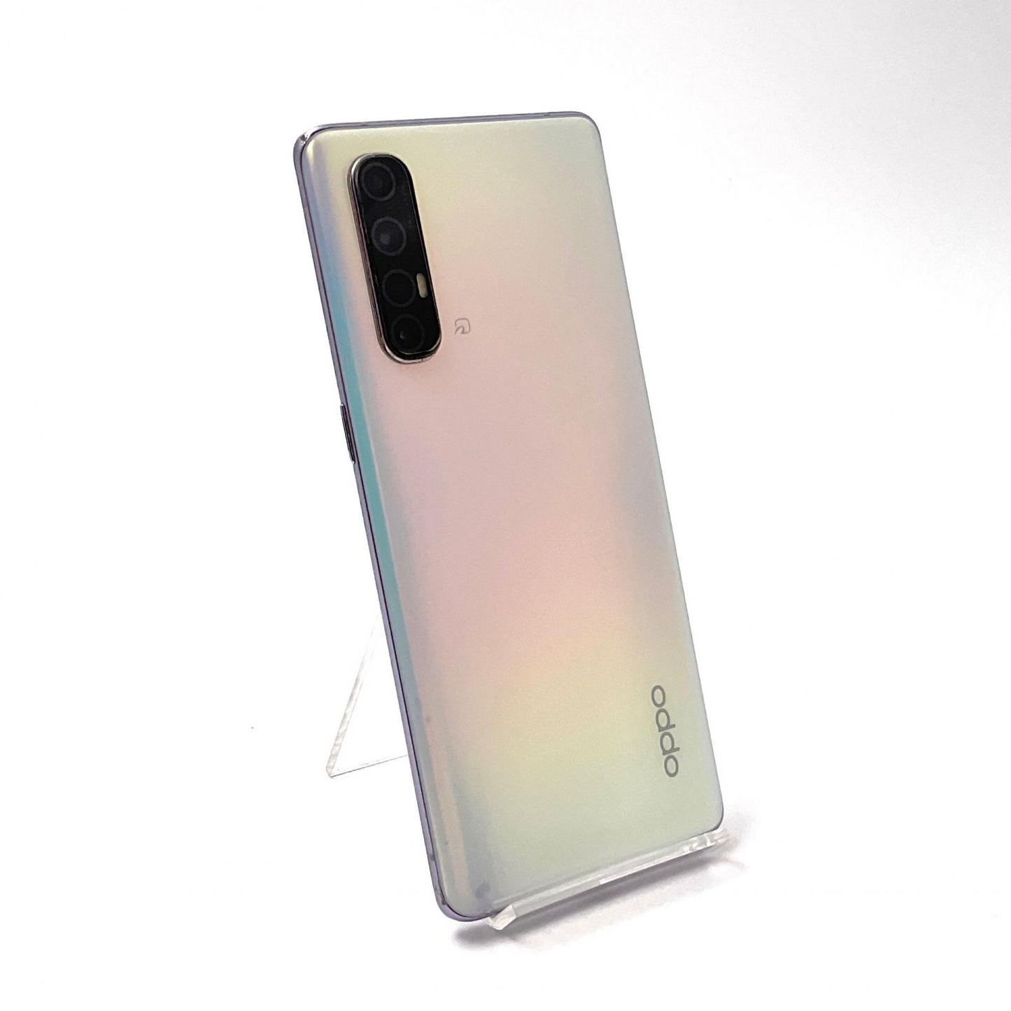 【全額返金保証】【最速発送】OPPO Reno 3 5G 128GB ミスティホワイト Softbank A001OP 白ロム 動作確認済