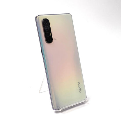 【全額返金保証】【最速発送】OPPO Reno 3 5G 128GB ミスティホワイト Softbank A001OP 白ロム 動作確認済