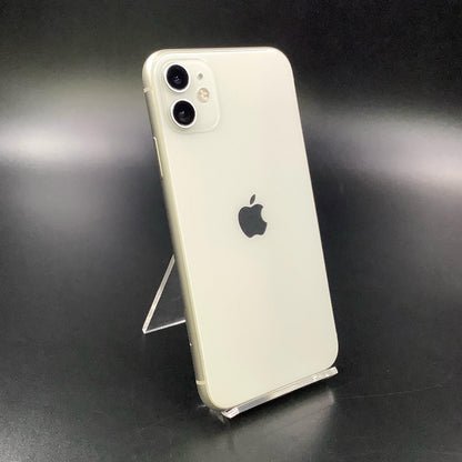 【全額返金保証】【最速発送】Apple iPhone iPhone 11 128GB ホワイト SIMフリー 動作確認済 80%