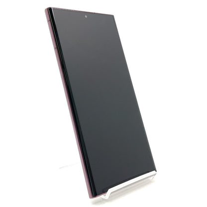 【全額返金保証】【最速発送】SAMSUNG Galaxy S22 Ultra 256GB バーガンディ au SCG14 美品 動作確認済