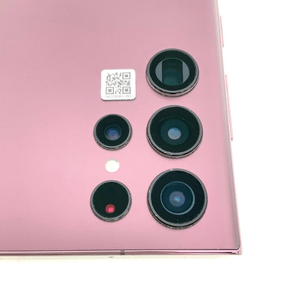 【全額返金保証】【最速発送】SAMSUNG Galaxy S22 Ultra 256GB バーガンディ au SCG14 美品 動作確認済