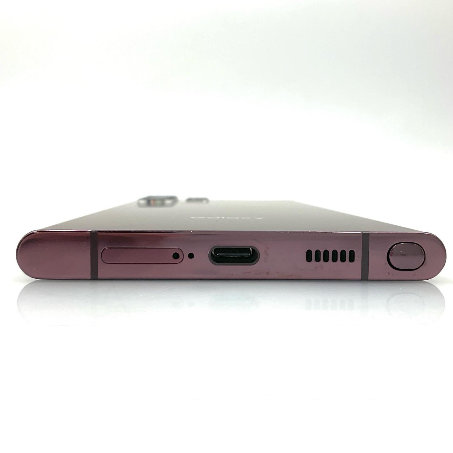 【全額返金保証】【最速発送】SAMSUNG Galaxy S22 Ultra 256GB バーガンディ au SCG14 美品 動作確認済