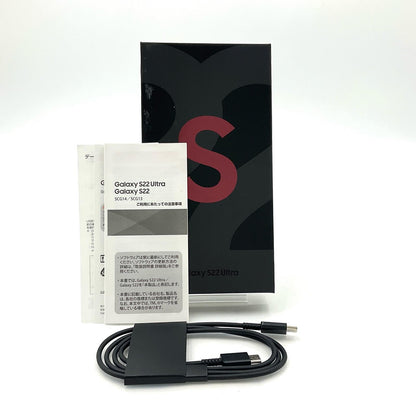 【全額返金保証】【最速発送】SAMSUNG Galaxy S22 Ultra 256GB バーガンディ au SCG14 美品 動作確認済
