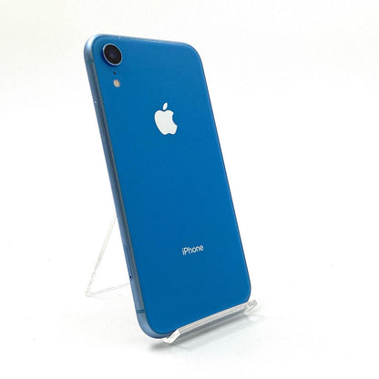 【全額返金保証】【最速発送】Apple iPhone iPhone XR 64GB ブルー au SIMフリー 白ロム 動作確認済 78%