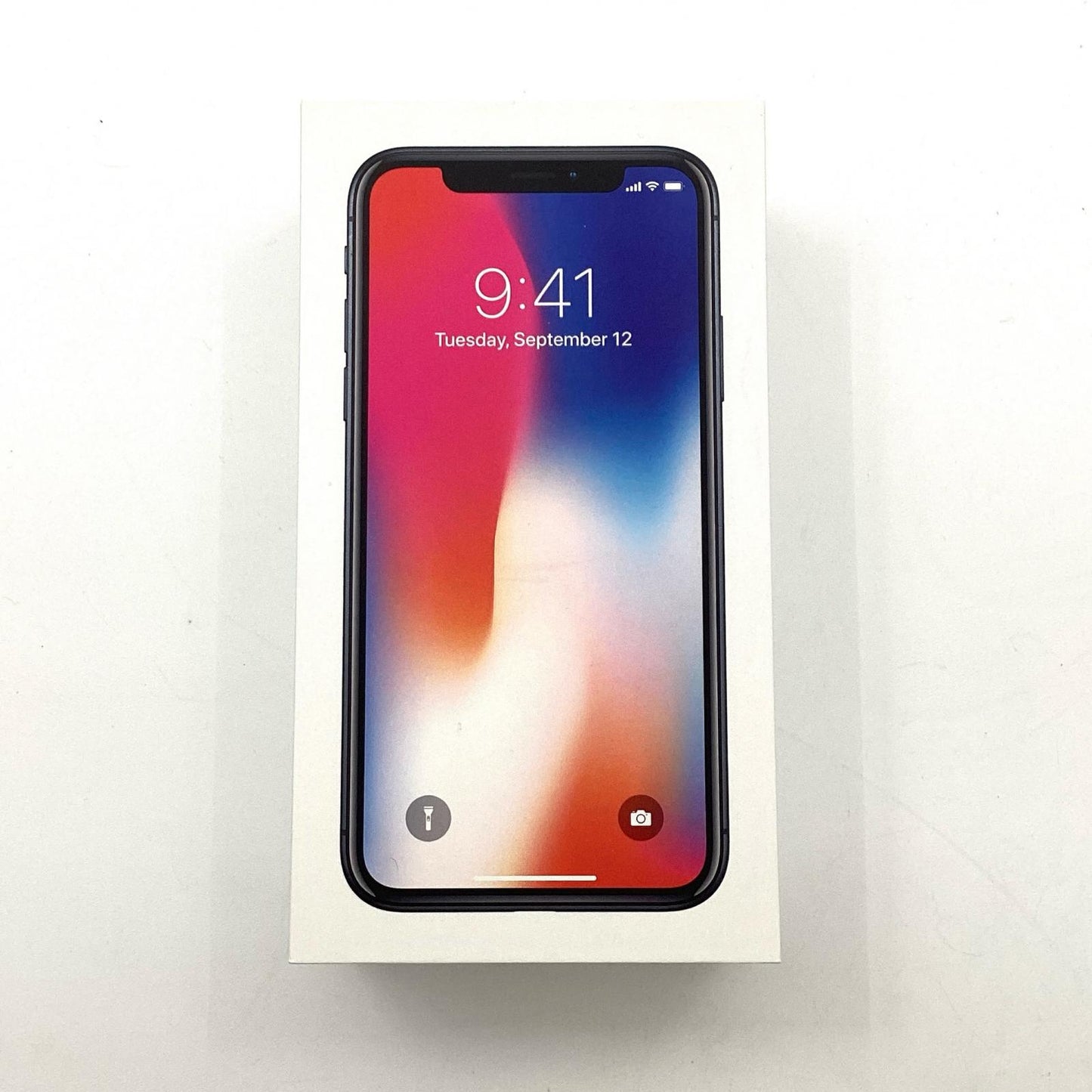 【全額返金保証】【最速発送】Apple iPhone iPhone X 64GB スペースグレイ Softbank 白ロム 動作確認済 84%