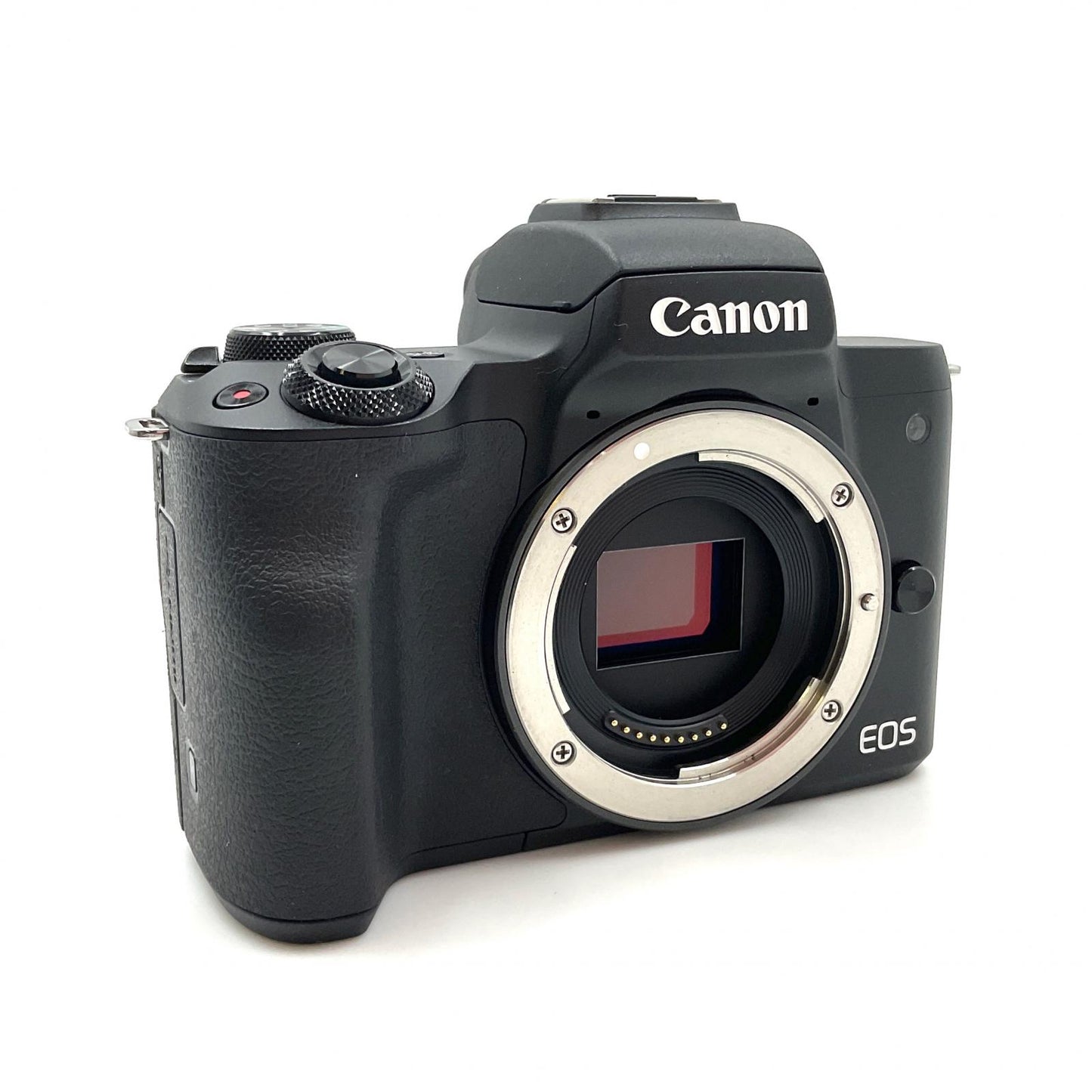 【全額返金保証】【最速発送】Canon デジタル一眼 EOS Kiss M ダブルレンズキット ブラック 美品 動作確認済