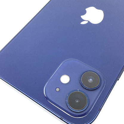 【全額返金保証】【最速発送】Apple iPhone iPhone 12 64GB ブルー Softbank 白ロム 動作確認済 85%