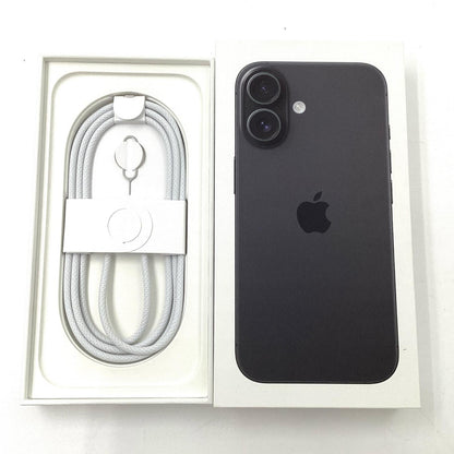 【全額返金保証】【最速発送】Apple iPhone iPhone 16 128GB ブラック Softbank 超美品 動作確認済