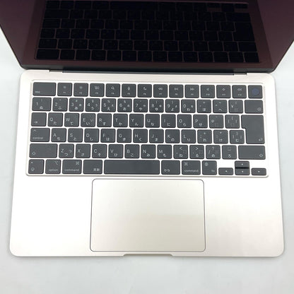 【全額返金保証】【最速発送】Apple MacBook Air 13.6インチ 2024 Apple M3 8GB SSD 256GB スターライト 100% 美品 動作確認済