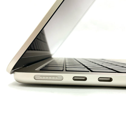 【全額返金保証】【最速発送】Apple MacBook Air 13.6インチ 2024 Apple M3 8GB SSD 256GB スターライト 100% 美品 動作確認済