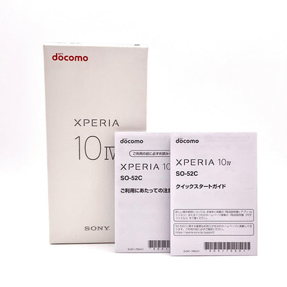 【全額返金保証】【最速発送】Sony Xperia 10 IV 128GB ブラック docomo SO-52C 白ロム 超美品 動作確認済