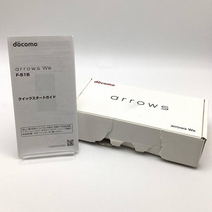 【全額返金保証】【最速発送】富士通 arrows We 64GB ネイビー docomo F-51B 白ロム 美品 動作確認済