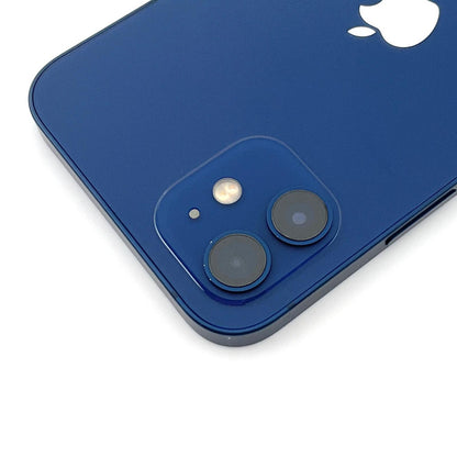 【全額返金保証】【最速発送】Apple iPhone iPhone 12 128GB ブルー docomo 白ロム 動作確認済 81%