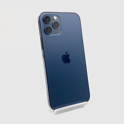 【最速発送】Apple iPhone iPhone 12 Pro 128GB パシフィックブルー docomo 白ロム【難有】 77%