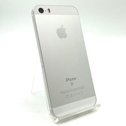 【全額返金保証】【最速発送】Apple iPhone iPhone SE 16GB シルバー au 白ロム 動作確認済 83%