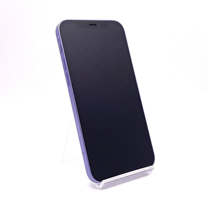 【全額返金保証】【最速発送】Apple iPhone iPhone 12 64GB パープル au SIMフリー 白ロム 動作確認済 78%