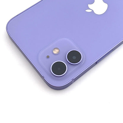 【全額返金保証】【最速発送】Apple iPhone iPhone 12 64GB パープル au SIMフリー 白ロム 動作確認済 78%