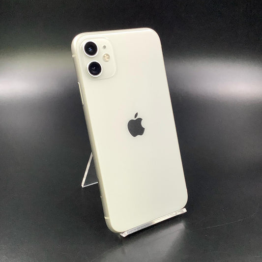 【全額返金保証】【最速発送】Apple iPhone iPhone 11 128GB ホワイト SIMフリー 美品 動作確認済 85%