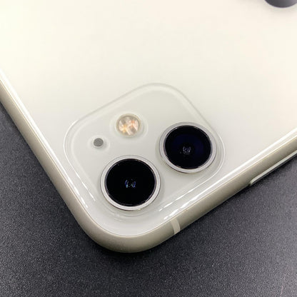 【全額返金保証】【最速発送】Apple iPhone iPhone 11 128GB ホワイト SIMフリー 美品 動作確認済 85%