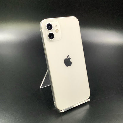 【全額返金保証】【最速発送】Apple iPhone iPhone 12 128GB ホワイト SIMフリー 動作確認済 80%