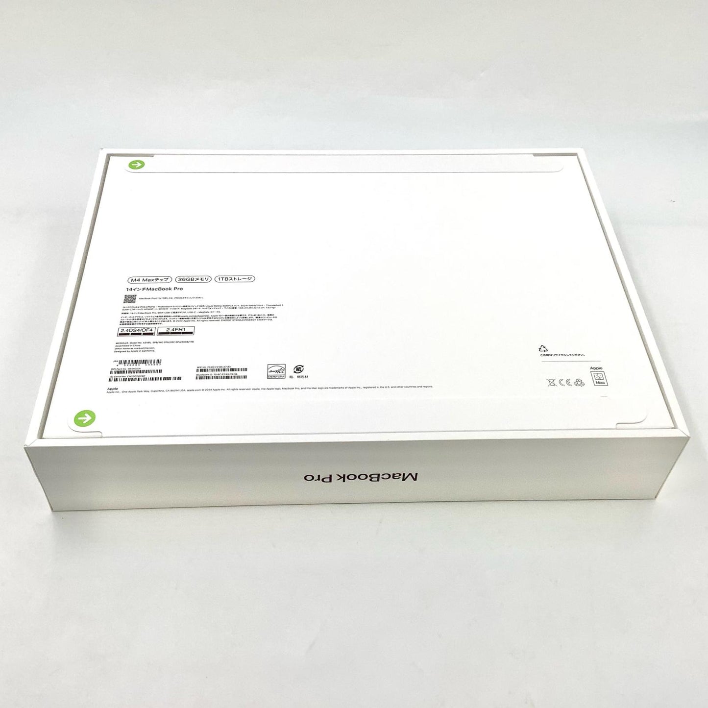 【全額返金保証】【最速発送】Apple MacBook Pro 14.2インチ 2024 M4 Max 14コア 36GB SSD 1TB スペースブラック 新品未開封 即納OK