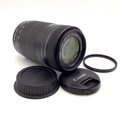 【全額返金保証】【最速発送】Canon EF-S55-250mm F4-5.6 IS STM 美品 動作確認済