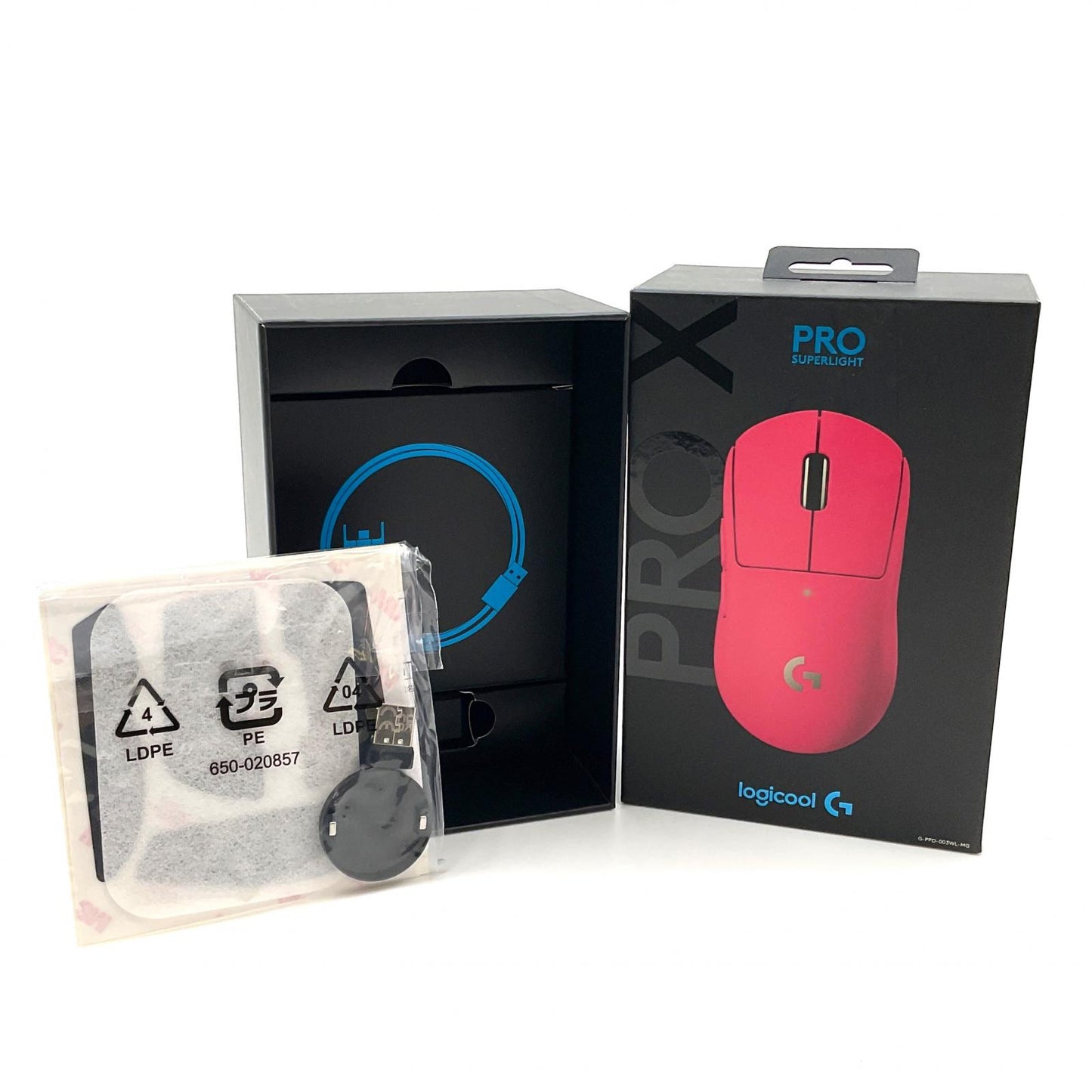 【全額返金保証】【最速発送】Logicool PRO X SUPERLIGHT Wireless Gaming Mouse G-PPD-003WL-MG 美品 動作確認済