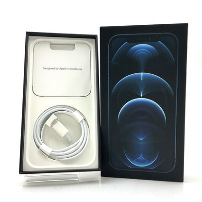 【全額返金保証】【最速発送】Apple iPhone iPhone 12 Pro 256GB パシフィックブルー Softbank 白ロム 動作確認済 83%