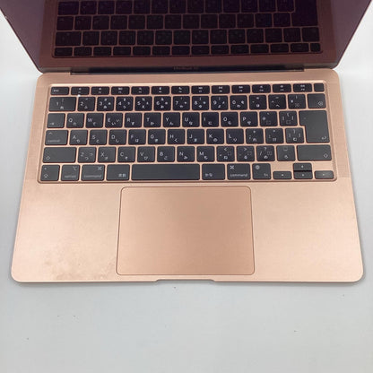【全額返金保証】【最速発送】Apple MacBook Air 13.3インチ 2020 Apple M1 8GB SSD 256GB ゴールド 85% 動作確認済