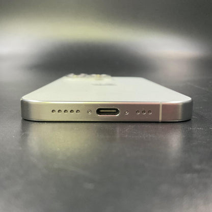 【全額返金保証】【最速発送】Apple iPhone iPhone 15 Pro 128GB ホワイトチタニウム SIMフリー 動作確認済 97%