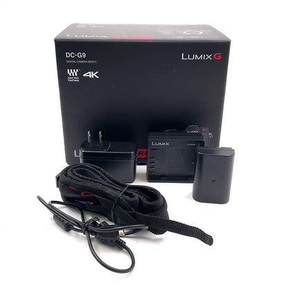 【全額返金保証】【最速発送】Panasonic デジタル一眼 LUMIX DC-G9 ボディ ブラック 動作確認済