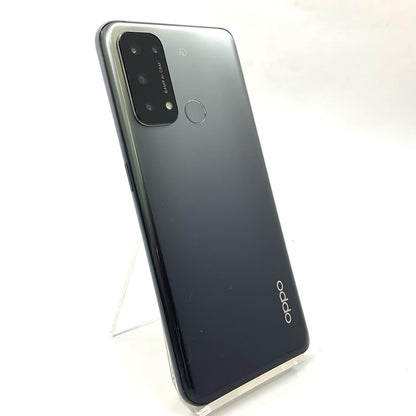【全額返金保証】【最速発送】OPPO Reno 5 A 128GB シルバーブラック Softbank A101OP 白ロム 動作確認済