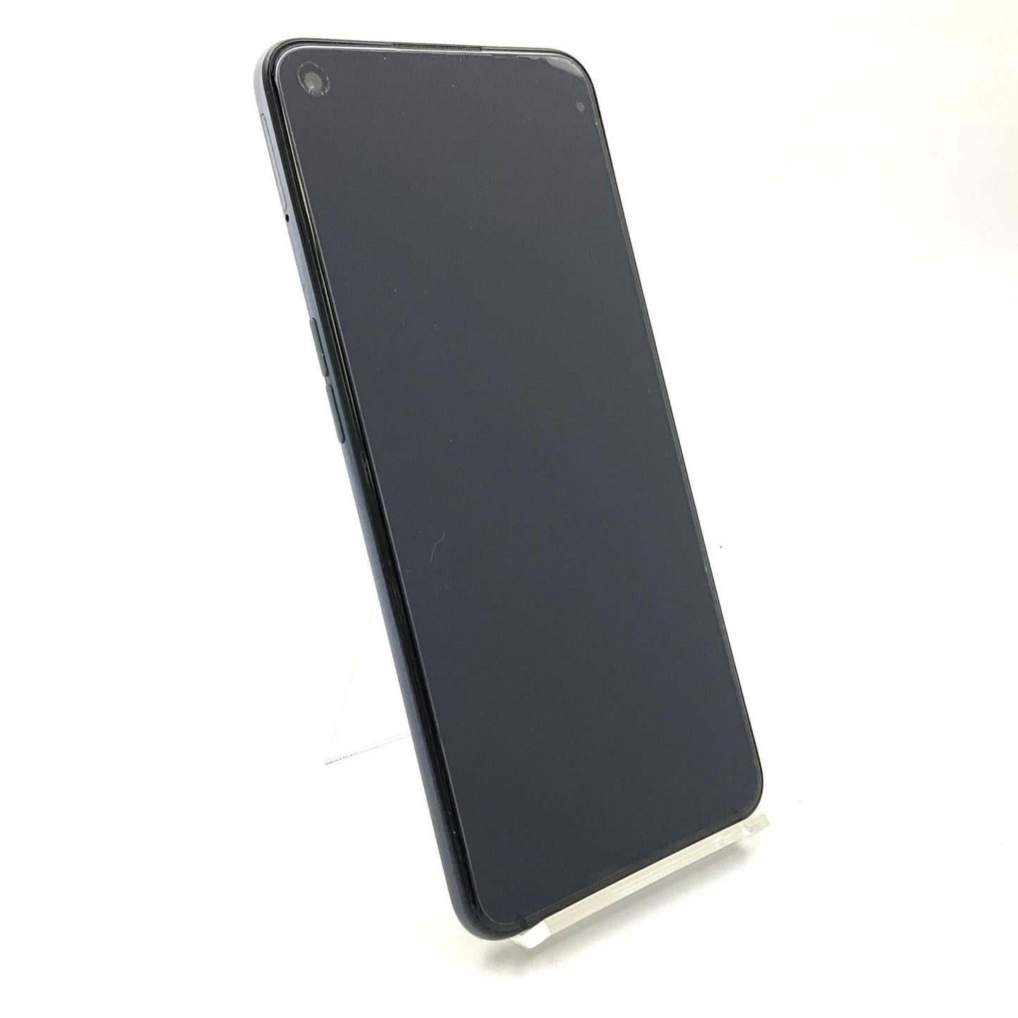 【全額返金保証】【最速発送】OPPO Reno 5 A 128GB シルバーブラック Softbank A101OP 白ロム 動作確認済