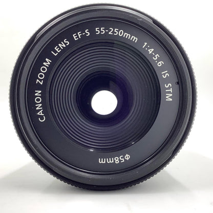 【全額返金保証】【最速発送】Canon EF-S55-250mm F4-5.6 IS STM 美品 動作確認済