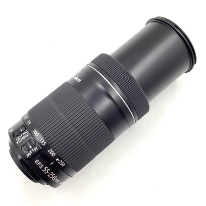 【全額返金保証】【最速発送】Canon EF-S55-250mm F4-5.6 IS STM 美品 動作確認済