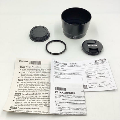 【全額返金保証】【最速発送】Canon EF-S55-250mm F4-5.6 IS STM 美品 動作確認済