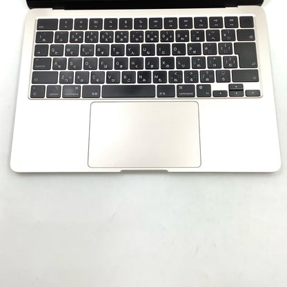 【全額返金保証】【最速発送】Apple MacBook Air 13.6インチ 2022 Apple M2 8GB SSD 256GB スターライト 93% 動作確認済
