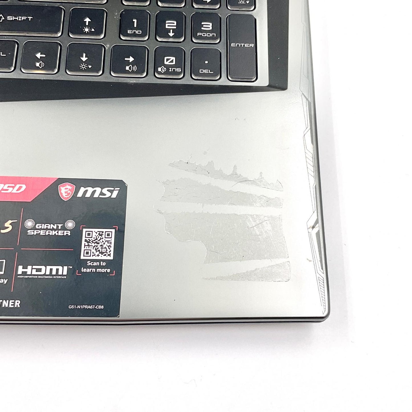 【全額返金保証】【最速発送】MSI GP75 Leopard 9SD Intel(R) Core(TM) i7-9750H CPU @2.6GHz 2.59GHz 16GB M.2 SSD 512GB NVIDIA GeForce GTX 1660 Ti 88% 動作確認済