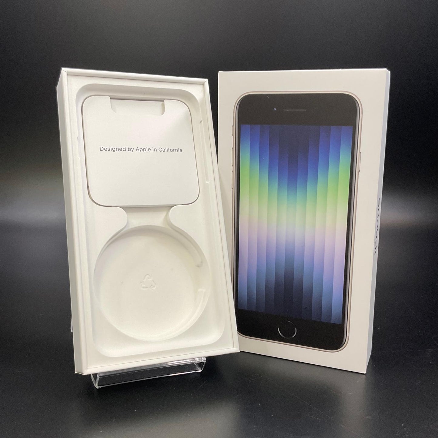 【全額返金保証】【最速発送】Apple iPhone iPhone SE（第3世代） 64GB スターライト au 白ロム 動作確認済 86%