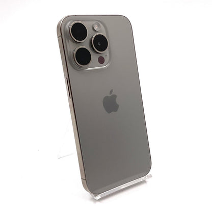 【全額返金保証】【最速発送】Apple iPhone iPhone Pro 15 Pro 256GB ナチュラルチタニウム SIMフリー 白ロム 美品 動作確認済 91%
