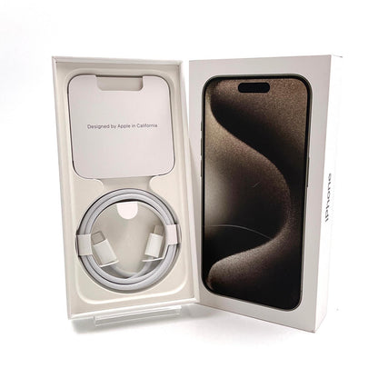 【全額返金保証】【最速発送】Apple iPhone iPhone Pro 15 Pro 256GB ナチュラルチタニウム SIMフリー 白ロム 美品 動作確認済 91%